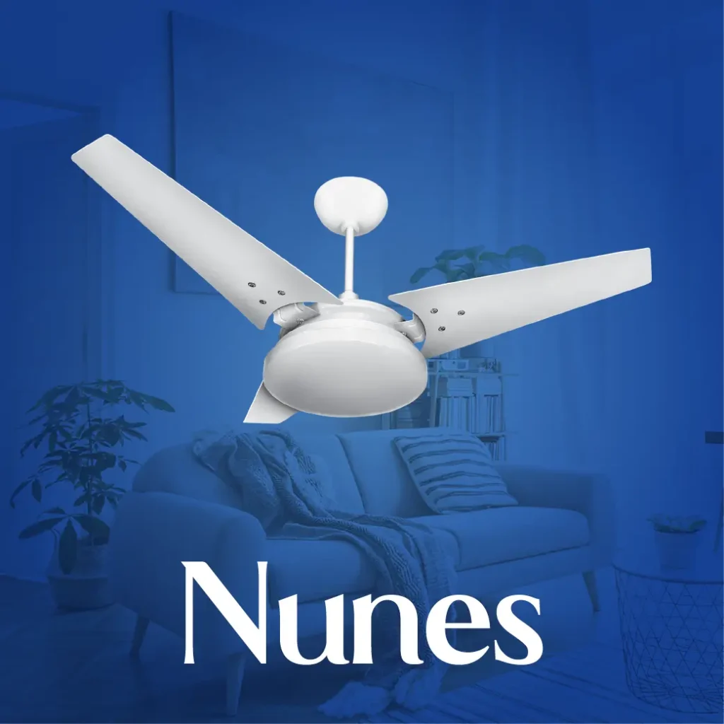 Nunes,ventilador de teto Nunes